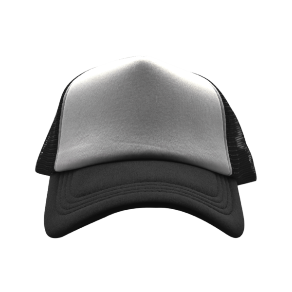 Sublimation Express | 5 Panel Black & White Truckers Cap Sublimation Express | 5 Panel Black & White Truckers Cap