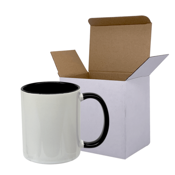 Sublimation Express | 11oz Sublimation Ceramic White and Black Mug Sublimation Express | 11oz Sublimation Ceramic White and Black Mug