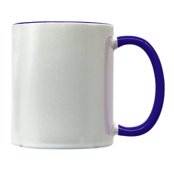 Sublimation Express | 11oz Sublimation Ceramic White and Blue Mug Sublimation Express | 11oz Sublimation Ceramic White and Blue Mug
