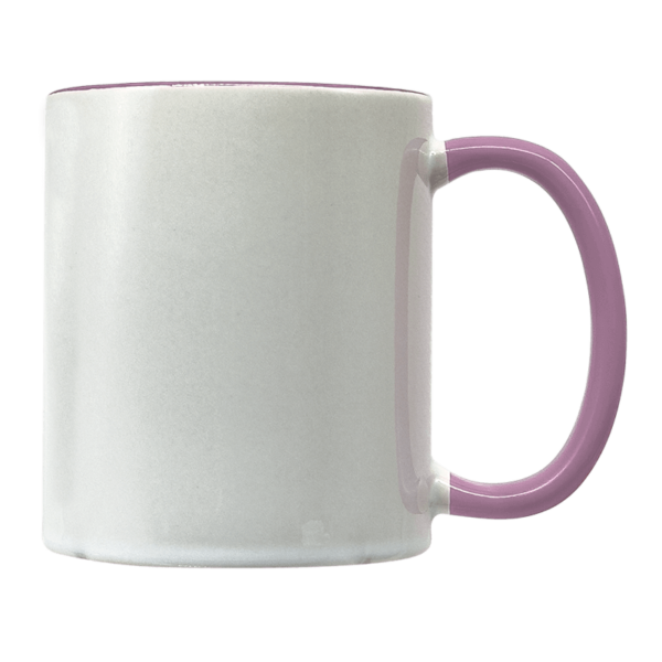 Sublimation Express | 11oz Sublimation Ceramic White and Pink Mug Sublimation Express | 11oz Sublimation Ceramic White and Pink Mug