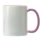 Sublimation Express | 11oz Sublimation Ceramic White and Pink Mug
