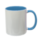 Sublimation Express | 11oz Sublimation Ceramic White and Light Blue Mug