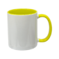 Sublimation Express | 11oz Sublimation Ceramic White and Yellow Mug