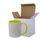 Sublimation Express | 11oz Sublimation Ceramic White and Yellow Mug
