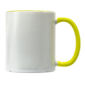 Sublimation Express | 11oz Sublimation Ceramic White and Yellow Mug