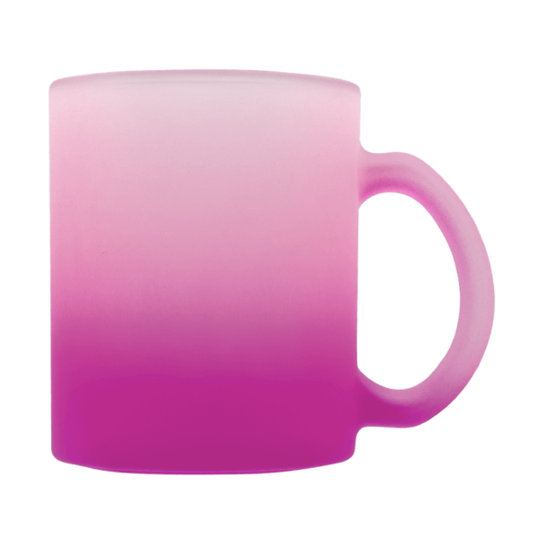 Sublimation Express | 11oz Sublimation Frosted Glass Mug Pink Sublimation Express | 11oz Sublimation Frosted Glass Mug Pink