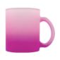Sublimation Express | 11oz Sublimation Frosted Glass Mug Pink