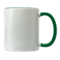 Sublimation Express | 11oz Sublimation Ceramic White and Green Mug
