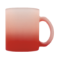 Sublimation Express | 11oz Sublimation Frosted Glass Mug Red