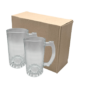 Sublimation Express | 16oz Sublimation Clear Glass Beer Mug