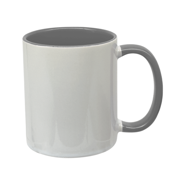 Sublimation Express | 11oz Sublimation Ceramic White and Grey Mug