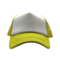 Sublimation Express | Sublimation 5 Panel Polyester Trucker Cap Yellow and White