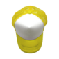 Sublimation Express | Sublimation 5 Panel Polyester Trucker Cap Yellow and White