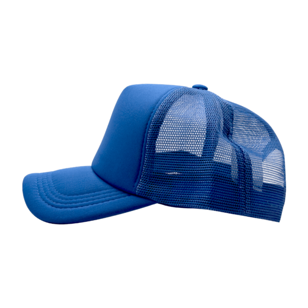 Sublimation Express | Sublimation 5 Panel Polyester Trucker Cap Blue and Blue Sublimation Express | Sublimation 5 Panel Polyester Trucker Cap Blue and Blue