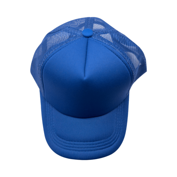 Sublimation Express | Sublimation 5 Panel Polyester Trucker Cap Blue and Blue Sublimation Express | Sublimation 5 Panel Polyester Trucker Cap Blue and Blue