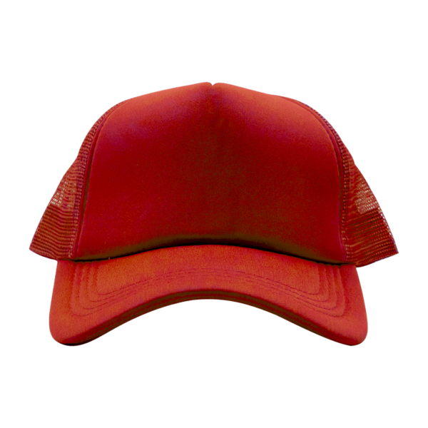 Sublimation Express | Sublimation 5 Panel Polyester Trucker Cap Red and Red Sublimation Express | Sublimation 5 Panel Polyester Trucker Cap Red and Red