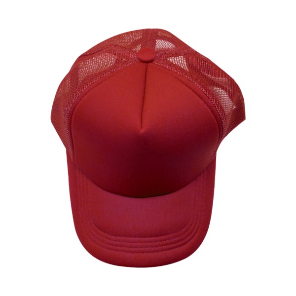 Sublimation Express | Sublimation 5 Panel Polyester Trucker Cap Red and Red Sublimation Express | Sublimation 5 Panel Polyester Trucker Cap Red and Red