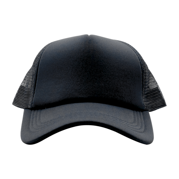 Sublimation Express | Sublimation 5 Panel Polyester Trucker Cap Black and Black Sublimation Express | Sublimation 5 Panel Polyester Trucker Cap Black and Black