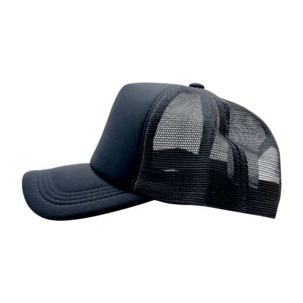 Sublimation Express | Sublimation 5 Panel Polyester Trucker Cap Black and Black Sublimation Express | Sublimation 5 Panel Polyester Trucker Cap Black and Black