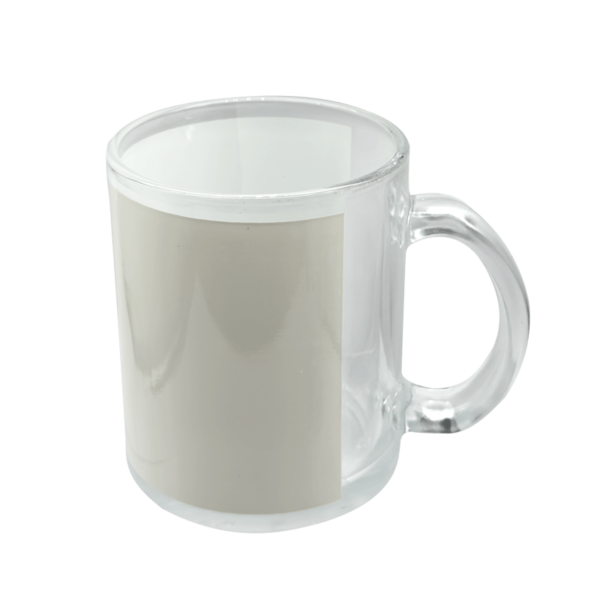 Sublimation Express | 11oz Sublimation Clear Glass Mug With Patch