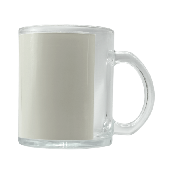 Sublimation Express | 11oz Sublimation Clear Glass Mug With Patch Sublimation Express | 11oz Sublimation Clear Glass Mug With Patch