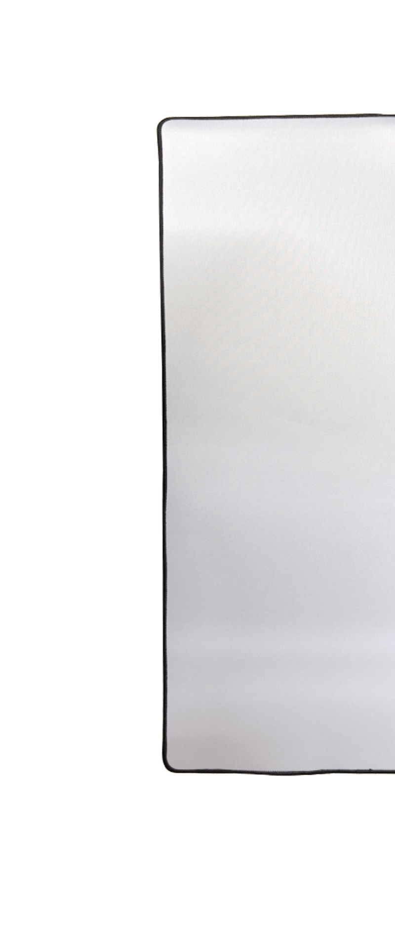 Sublimation Express | Sublimation Neoprene 30x78cm Deskpad with Black Overlock