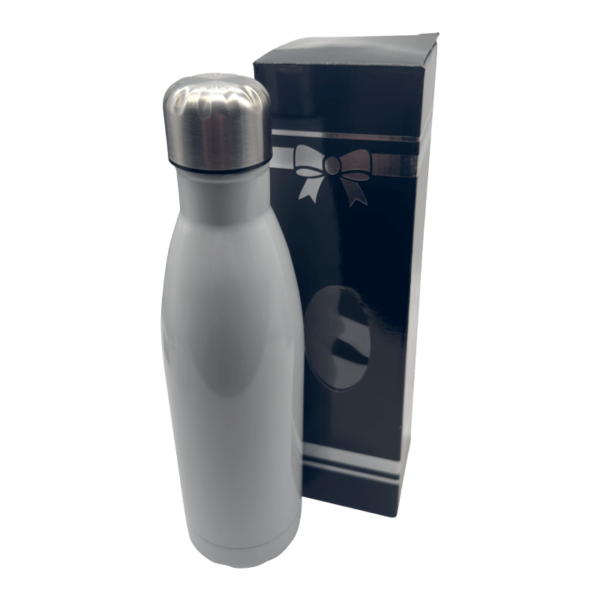 Sublimation Express | Sublimation Double Wall Stainless Steel 500ml Water Bottle White Sublimation Express | Sublimation Double Wall Stainless Steel 500ml Water Bottle White