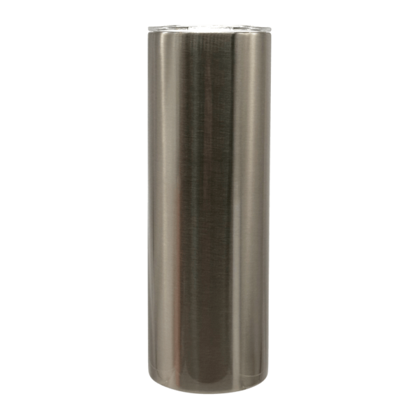 Sublimation Express | Sublimation Double Wall Stainless Steel Skinny Tumbler Silver 20oz