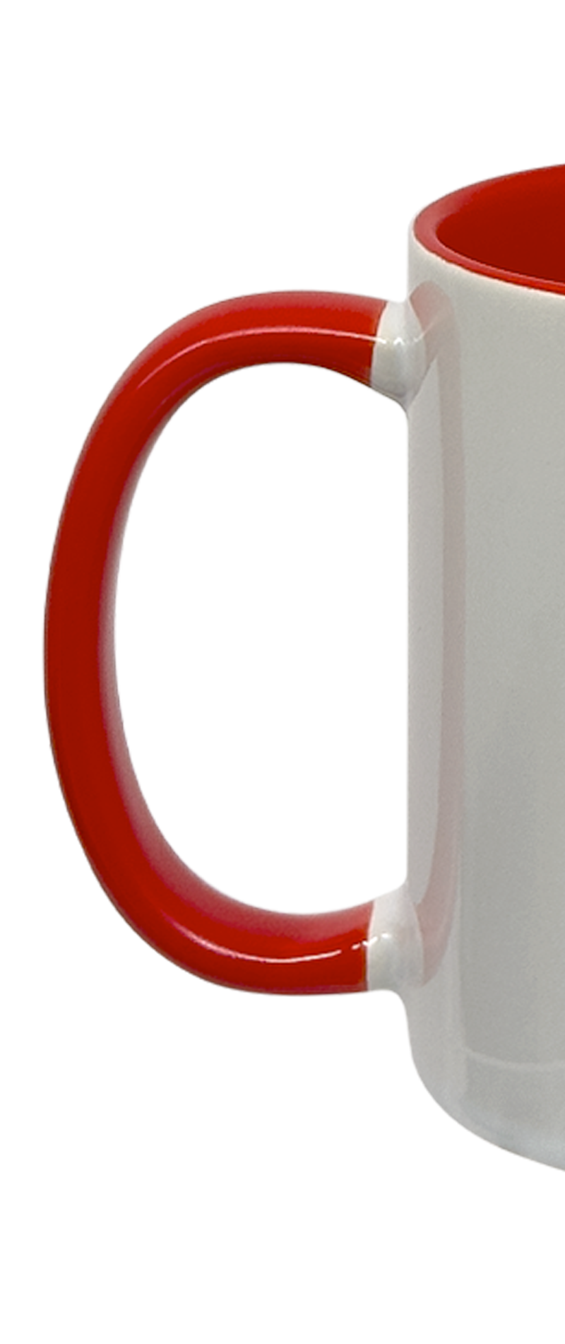 Sublimation Express | 11oz Sublimation Ceramic White and Red Mug