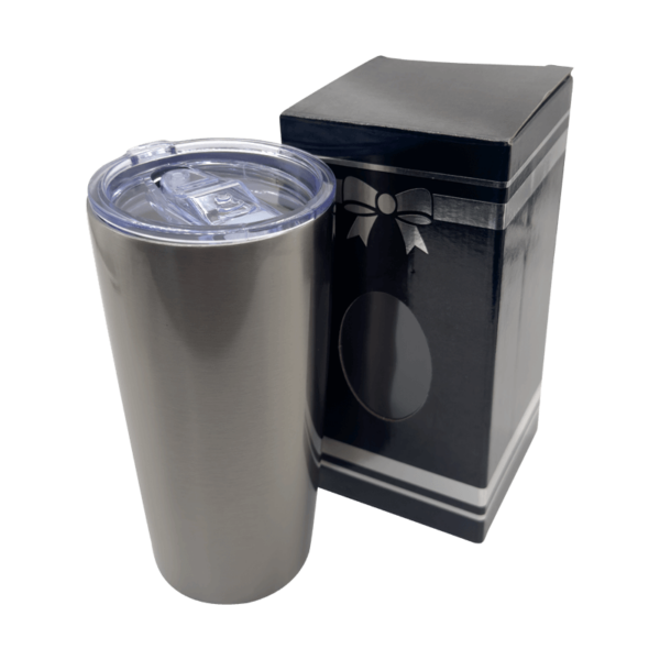 Sublimation Express | Sublimation Double Wall Stainless Steel 600ml Cone Shape Tumbler Silver Sublimation Express | Sublimation Double Wall Stainless Steel 600ml Cone Shape Tumbler Silver