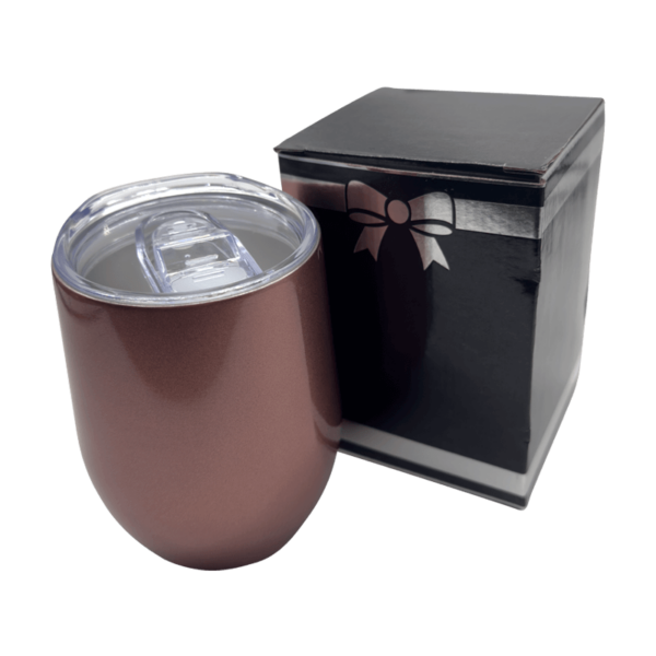 Sublimation Express | Sublimation Double Wall Stainless Steel 12oz Wine Tumbler Rose Gold Sublimation Express | Sublimation Double Wall Stainless Steel 12oz Wine Tumbler Rose Gold