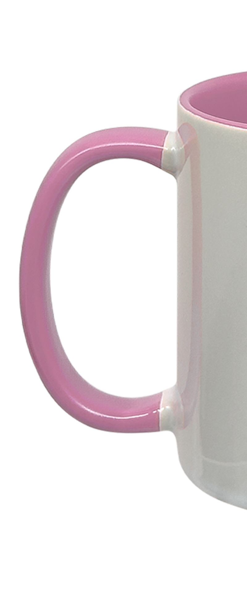 Sublimation Express | 11oz Sublimation Ceramic White and Pink Mug