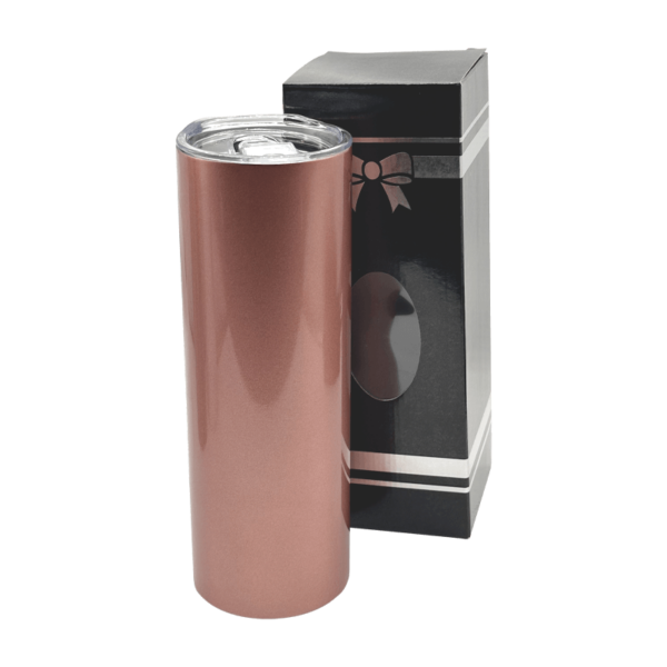 Sublimation Express | Sublimation Double Wall Stainless Steel Skinny Tumbler Rose Gold 20oz Sublimation Express | Sublimation Double Wall Stainless Steel Skinny Tumbler Rose Gold 20oz