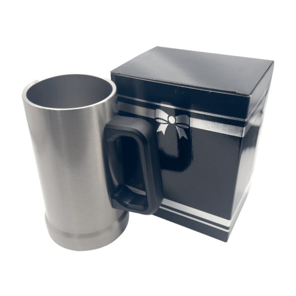 Sublimation Express | Sublimation Double Wall Stainless Steel 680ml Beer Mug Silver Sublimation Express | Sublimation Double Wall Stainless Steel 680ml Beer Mug Silver