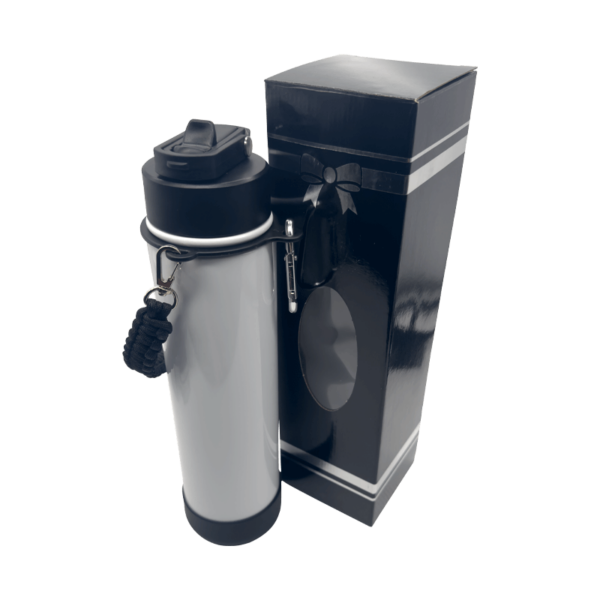 Sublimation Express | Sublimation Double Wall Stainless Steel 700ml Rope Water Bottle White Sublimation Express | Sublimation Double Wall Stainless Steel 700ml Rope Water Bottle White
