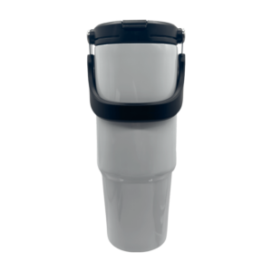 Sublimation Express | Sublimation Double Wall Stainless Steel Stanley Dupe With Carry Handle 40oz White