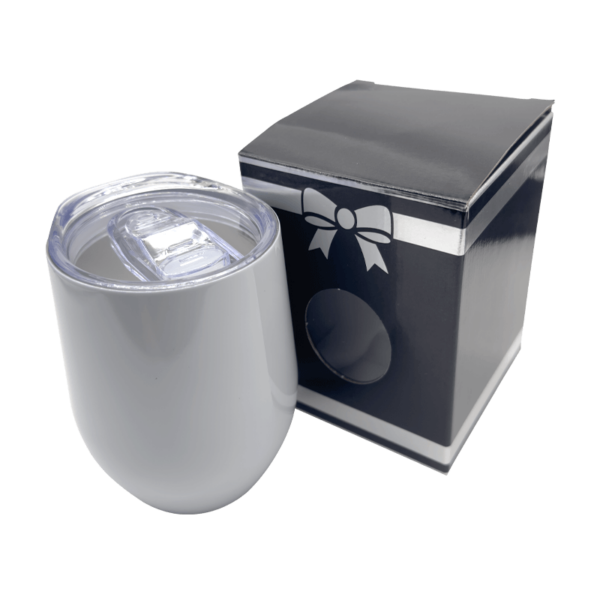 Sublimation Express | Sublimation Double Wall Stainless Steel 12oz Wine Tumbler White Sublimation Express | Sublimation Double Wall Stainless Steel 12oz Wine Tumbler White