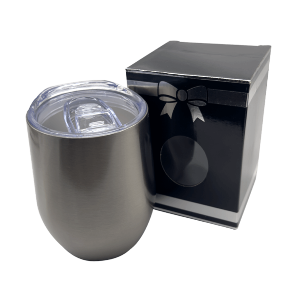 Sublimation Express | Sublimation Double Wall Stainless Steel 12oz Wine Tumbler Silver Sublimation Express | Sublimation Double Wall Stainless Steel 12oz Wine Tumbler Silver