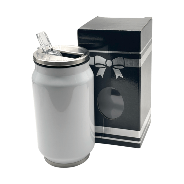 Sublimation Express | Sublimation Double Wall Stainless Steel 250ml Can White Sublimation Express | Sublimation Double Wall Stainless Steel 250ml Can White