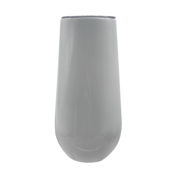 Sublimation Express | Sublimation Double Wall Stainless Steel 180ml Champaign Glass White