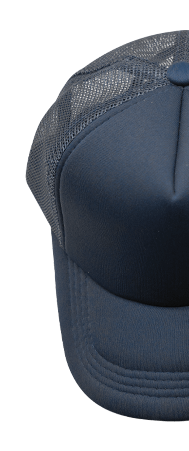 Sublimation Express | Sublimation 5 Panel Polyester Trucker Cap Black and Black