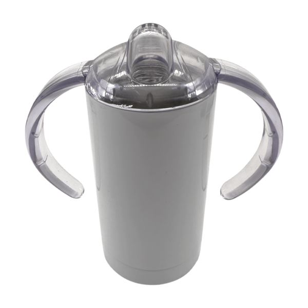 Sublimation Express | Sublimation Double Wall Stainless Steel 320ml Straight Baby Sippy White Sublimation Express | Sublimation Double Wall Stainless Steel 320ml Straight Baby Sippy White