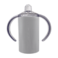 Sublimation Express | Sublimation Double Wall Stainless Steel 320ml Straight Baby Sippy White