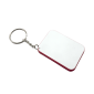 Sublimation Express | Red Polymer Keyring Rectangle