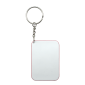 Sublimation Express | Red Polymer Keyring Rectangle
