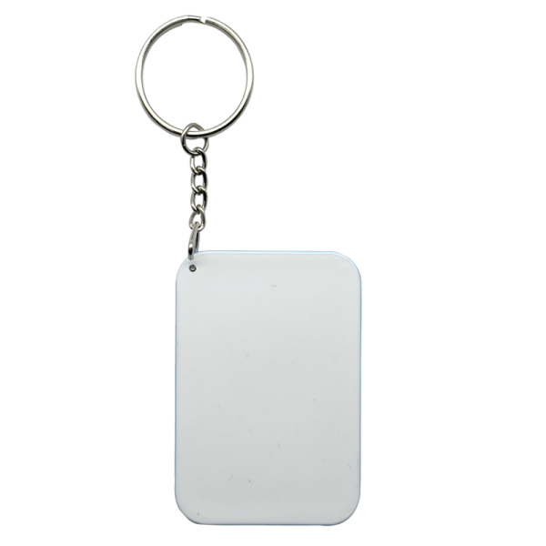 Sublimation Express | Light Blue Polymer Keyring Rectangle Sublimation Express | Light Blue Polymer Keyring Rectangle