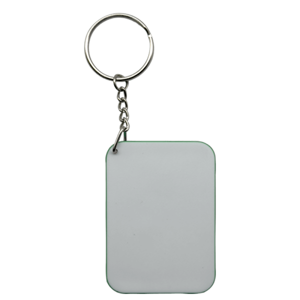 Sublimation Express | Light Green Polymer Keyring Rectangle Sublimation Express | Light Green Polymer Keyring Rectangle