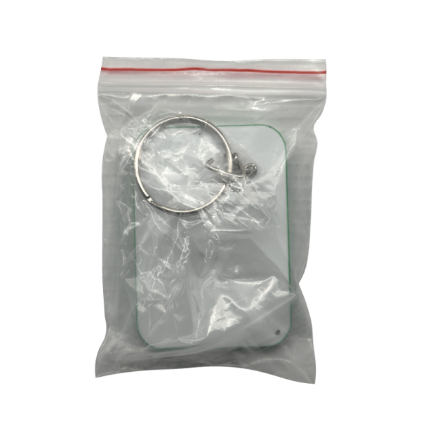 Sublimation Express | Light Green Polymer Keyring Rectangle Sublimation Express | Light Green Polymer Keyring Rectangle