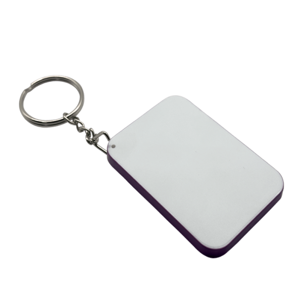 Sublimation Express | Purple Polymer Keyring Rectangle Sublimation Express | Purple Polymer Keyring Rectangle