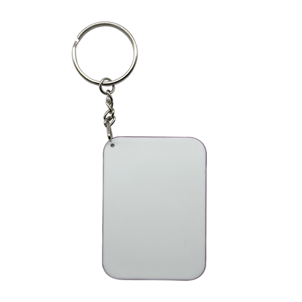 Sublimation Express | Purple Polymer Keyring Rectangle Sublimation Express | Purple Polymer Keyring Rectangle